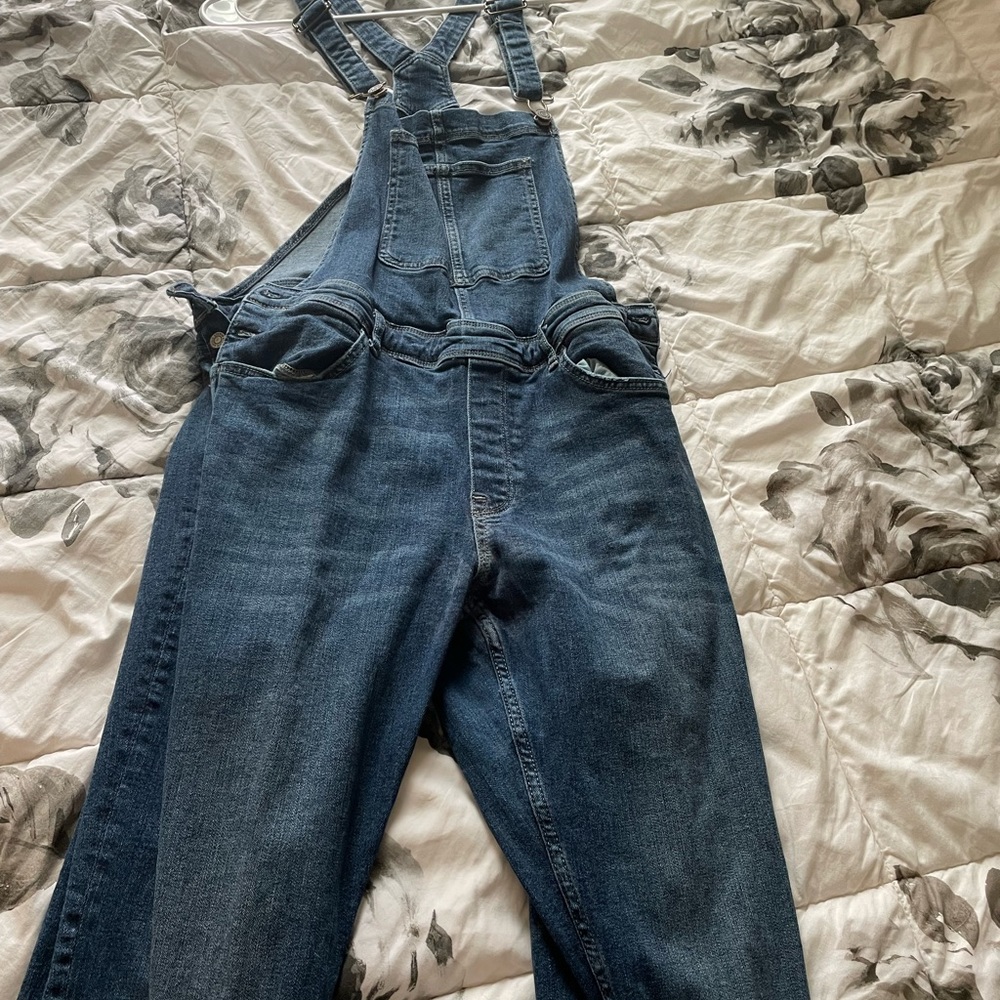 Denim overalls